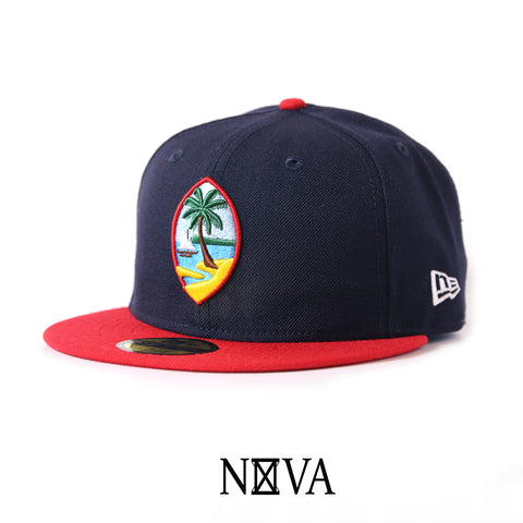 Guam Seal 59Fifty Fitted Navy/Red