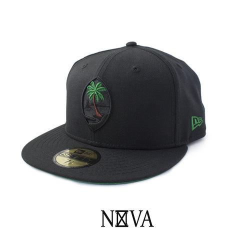 Guam Seal 59Fifty Fitted Black/Kelly Green