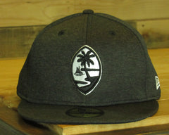 Guam Seal New Era 59Fifty Fitted Shadow Tech Black/White