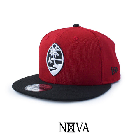 Guam Seal Red/Black/White 9Fifty Snapback