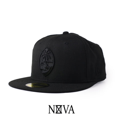 Guam Seal 59Fifty Fitted Black on Black