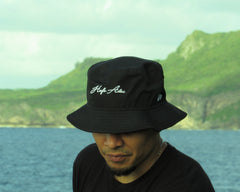 Hafa Adai New Era Prolight Bucket Hat Black/White